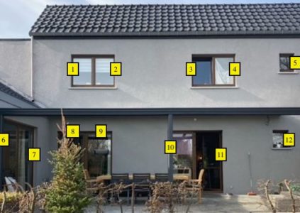 Comptage vitres Comptage de vitres simples