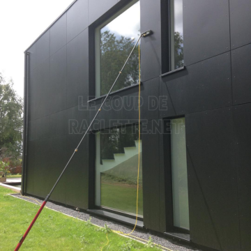 Nettoyage de la façade d'un bâtiment